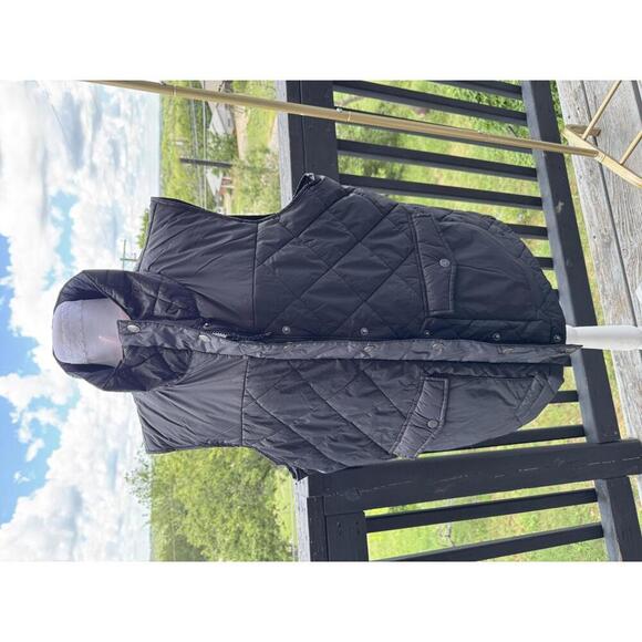 Natural Reflections Stylish Black Quilted Vest- Size L - NWOT - Picture 1 of 6